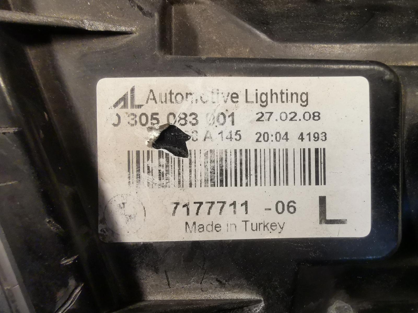 View Auto part Left Indicator/Fog/Side Bmw 5 Series 2007