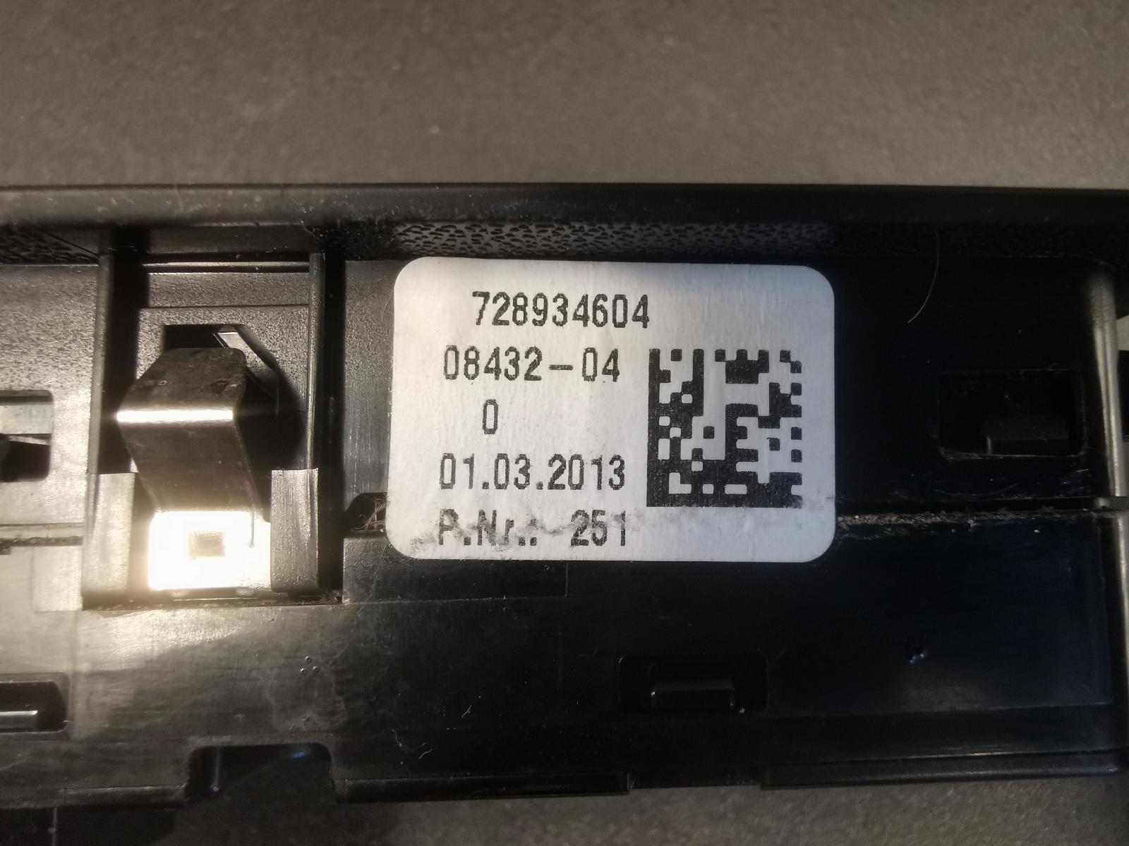 View Auto part Pwr Dr Wind Switch Bmw 1 Series 2013