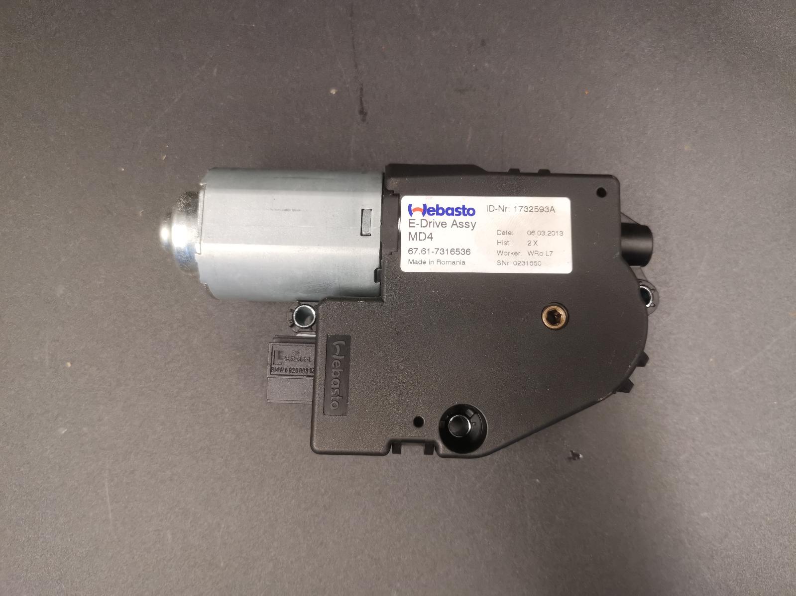 View Auto part Sunroof Motor Bmw 1 Series 2013